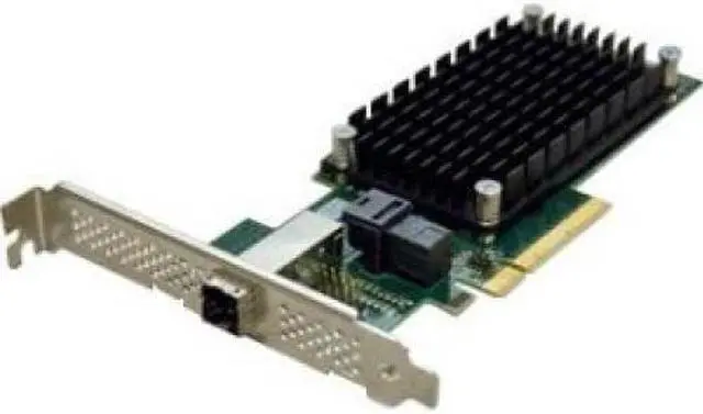 ATTO ExpressSAS ESAH-1244-000 PCI-Express 3.0 x8 Low Profile SATA / SAS 4-Port External 4-Port Internal 12Gb/s SAS / SATA to PCIe 3.0 Host Bus Adapter