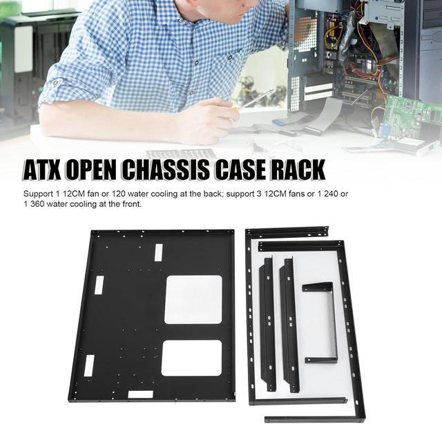 ATX Open Chassis Case Rack DIY Gaming Computer Case For EATX MATX ITX Motherboards Supports X79 X99 Dual Channels Stackable PC Case Open Frame