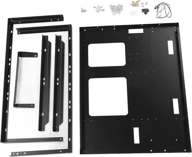 ATX Open Chassis Case Rack DIY Gaming Computer Case for EATX MATX ITX Motherboards Supports X79 X99 Dual Channels Stackable PC Case Open Frame
