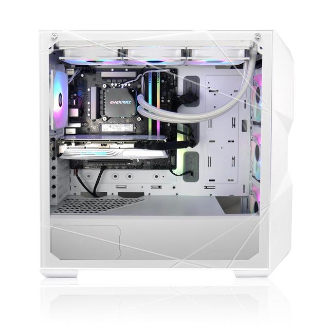 AVGPC Blizzard Gaming PC - AMD Ryzen 7 7800X3D Radeon RX 9070 XT 16G 32GB 6000MHz DDR5 2TB NVME M.2 SSD 360mm Liquid Cooler ARGB Fans Wifi/AC White Case Windows 11