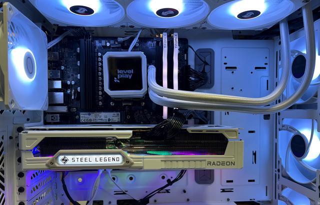 AVGPC Blizzard Gaming PC - AMD Ryzen 7 7800X3D Radeon RX 9070 XT 16G 32GB 6000MHz DDR5 2TB NVME M.2 SSD 360mm Liquid Cooler ARGB Fans Wifi/AC White Case Windows 11