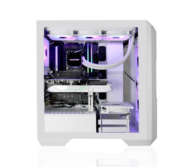 AVGPC FrostFire Creator Gaming PC AMD Ryzen 9 9900X3D NVIDIA GeForce RTX 5070 Ti 2TB NVME 64GB RAM DDR5 360mm Liquid Cooling Win 11 Pro White