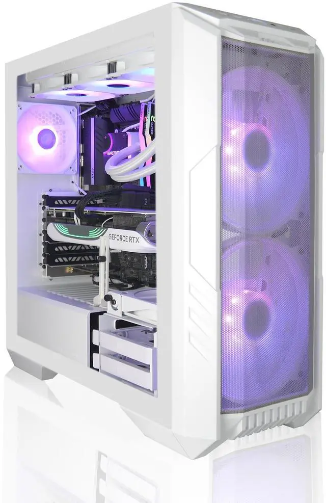 AVGPC FrostFire Creator Gaming PC AMD Ryzen 9 9900X3D NVIDIA GeForce RTX 5070 Ti 2TB nVME 64GB RAM DDR5 360mm Liquid Cooling Win 11 Pro White