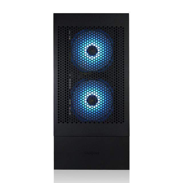 AVGPC Max Gaming PC - AMD RYZEN 5 5600X 6-Core Nvidia GeForce RTX 5060 8G VRAM 16GB RAM 1TB M.2 NVMe SSD AIO Heat-pipes Cooler Windows 11 Black