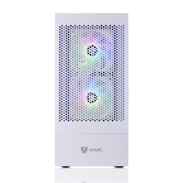 AVGPC Max Gaming PC - AMD Ryzen 7 8700G 8-Core AM5 CPU AMD Radeon 780M Graphics 16GB MHz DDR5 1TB M. 2 NVMe SSD 240MM AIO Liquid Cooler ARGB Fans Wifi/AC MAX Air-flow M-ATX Case Windows 11Home