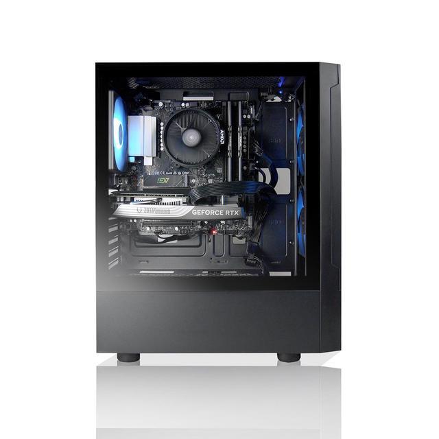 AVGPC Max Gaming PC - Intel I5 11400F Nvidia GeForce RTX 5060 16GB RAM 1TB M.2 NVMe SSD Windows 11 Home Black