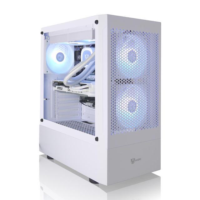 AVGPC Max Series Gaming PC - Intel Core I5-12600KF Unlocked AMD RX 9060 XT GPU 32GB RAM 1TB M.2 NVMe SSD 240mm Liquid CPU Cooler ARGB Fans Wifi/AC MAX ATX Case Windows 11 White