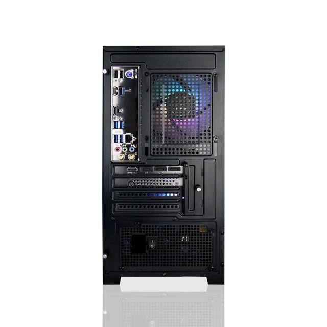 AVGPC Mini-X Gaming PC - Ryzen 7 5700X AMD Radeon RX 9060 XT 16GB VRAM 32GB 3200MHz DDR4 RAM 1TB NVME M.2 SSD Hyper 212 Cooler Wifi/AC Black Case Windows 11