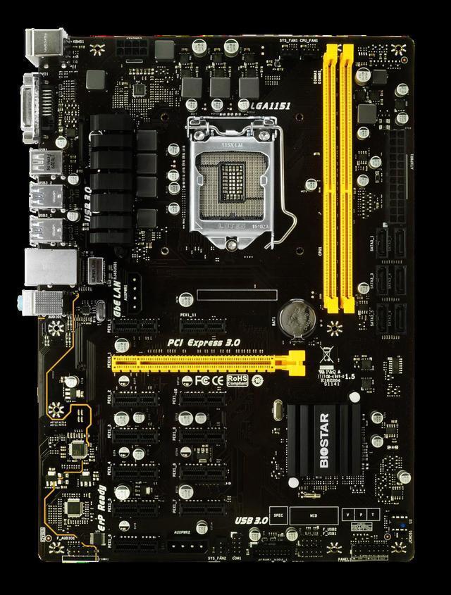 AVGPC Mining Kit Intel CPU And Memory With Biostar TB250-BTC PRO Core I7/i5/i3 LGA1151 Intel B250 DDR4 Supports 6 AMD And 6 NVIDIA Graphics Cards