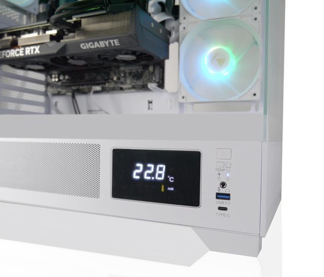 AVGPC Whirlwind Gaming PC AMD Ryzen 7 7800X3D Nvidia Geforce RTX 5070 32GB 6000MHz DDR5 2TB NVME M.2 SSD 360MM AIO Liquid Cooling WiFi/AC Windows 11 Home Black White