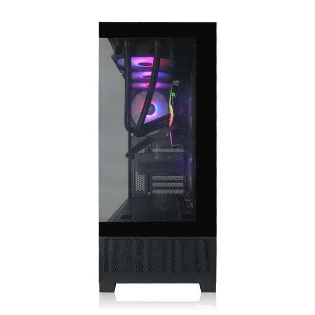 AVGPC Whirlwind Gaming PC AMD Ryzen 7 9700X Zen 5 Nvidia Geforce RTX 5070 32GB 6000MHz DDR5 1TB NVME M.2 SSD 360MM AIO Liquid Cooling WiFi/AC Windows 11 Home Black