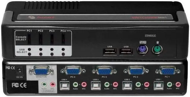 Avocent 4SVPUA10-001 SwitchView 4-Port MM1 KVM Switch