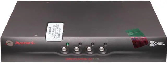 Avocent SC140-001 SwitchView SC 1 x 4 Secure KVM w/ Intrusion Detection