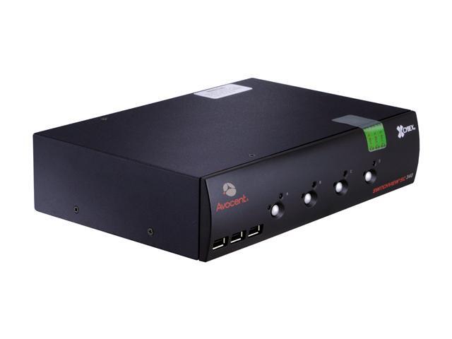 Avocent SwitchView SC340 - KVM / Audio / USB Switch - 4 Ports - Desktop