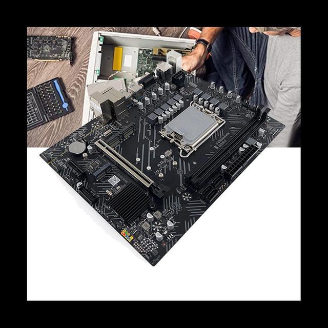 B660 Motherboard+Thermal Grease Kit Support 12Th/13Th CPU LGA1700 2XDDR4 RAM Slot HD+DP+VGA PCIE 16X SATA3.0 Motherboard