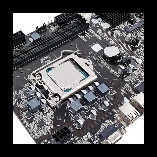 B75 12GPU BTC Mining Motherboard+CPU+DDR3 4GB 1600Mhz RAM+128G SSD+Fan Support 2XDDR3 RAM B75 12USB Miner Motherboard