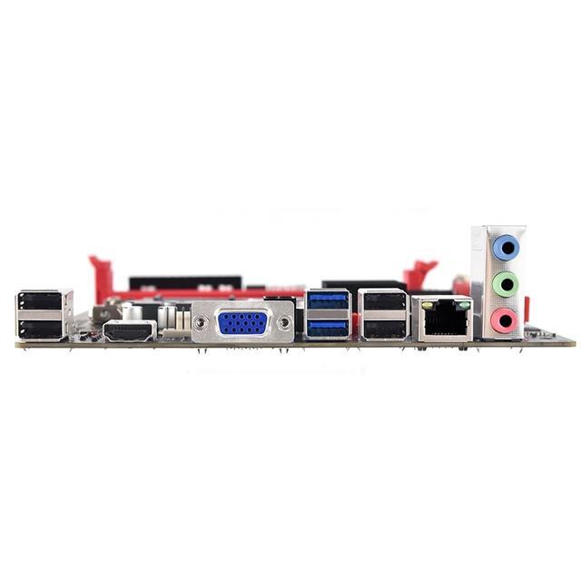 B75A (B75) LGA1155 2XDDR3 Motherboard+I3 2120 CPU+Thermal Grease Kit Support NVME M.2+WIFI M.2 Interface USB3.0 SATA3.0