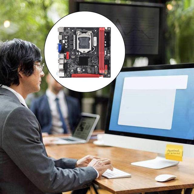 B75A LGA1155 DDR3 Motherboard+I3 2120 CPU+Thermal Grease+SATA Cable Support NVME M.2+WIFI M.2 Interface USB3.0 SATA3.0