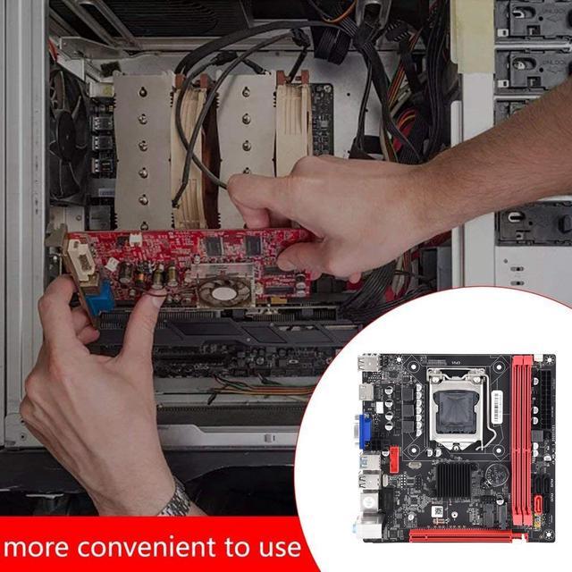 B75A LGA1155 DDR3 Motherboard+I3 2120 CPU+Thermal Grease+SATA Cable Support NVME M.2+WIFI M.2 Interface USB3.0 SATA3.0