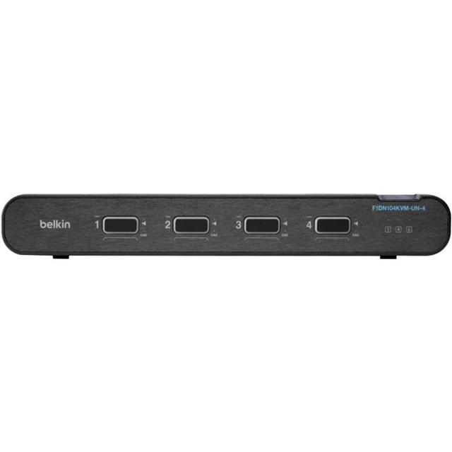 Belkin 2nd Gen Secure KVM Switch 4-Port Single Head W/ CAC F1DN104KVMUN4