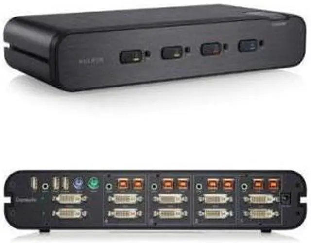 BELKIN F1DN104F Dual Head DVI-I KVM Switch