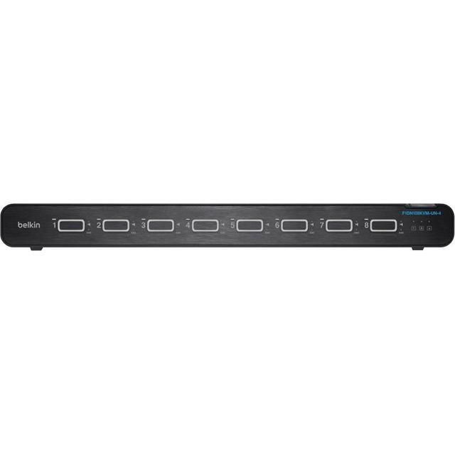 Belkin Universal 2nd Gen Secure KVM Switch 8-Port Single Head W/ CAC F1DN108KVMUN4