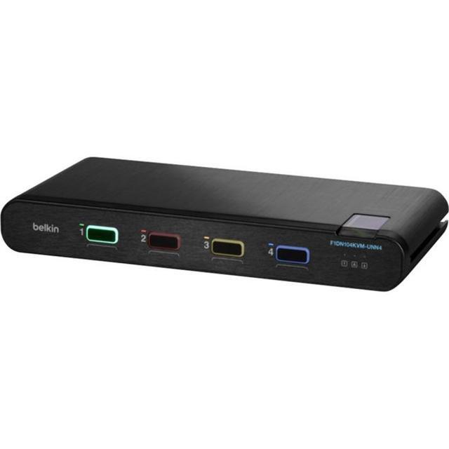 Belkin Universal Secure KVM Switch 4-Port Single Head No CAC F1DN104KVMUNN4