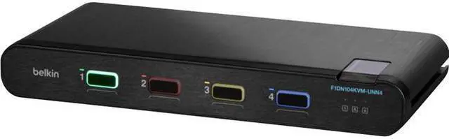 Belkin Universal Secure KVM Switch 4-Port Single Head No CAC F1DN104KVMUNN4