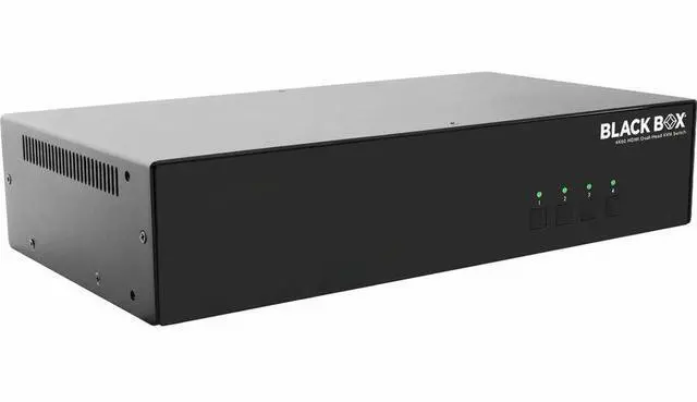 Black Box 4K60 HDMI Dual-Head KVM Switch 4 Port