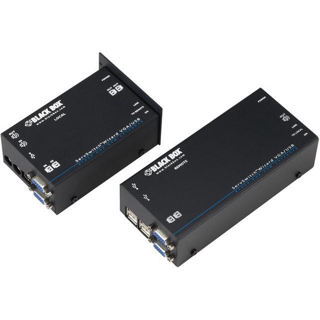 BLACK BOX ACU5250A-R2 SERVSWITCH WIZARD USB KVM EXTENDER WITH DUAL-HEAD VGA AND AUDIO