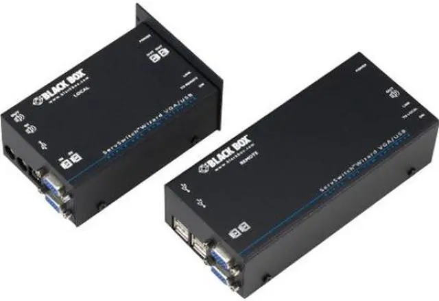 BLACK BOX ACU5250A-R2 SERVSWITCH WIZARD USB KVM EXTENDER WITH DUAL-HEAD VGA AND AUDIO