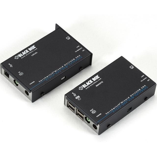 Black Box ACU5501A-R4 KVM Extender - DVI-D USB 2.0 Audio Single-Access CATx