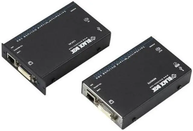 Black Box ACU5501A-R4 KVM Extender - DVI-D USB 2.0 Audio Single-Access CATx
