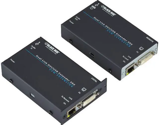Black Box ACU5520A KVM Extender Dual Link DVI-D USB HID CATX Single-Access