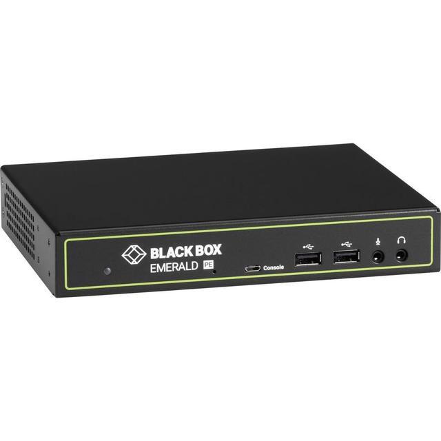Black Box EMD2000PE-R-P KVM Extender Receiver With Virtual Machine Access - Single-Monitor PoE DVI-D V-USB 2.0 Audio