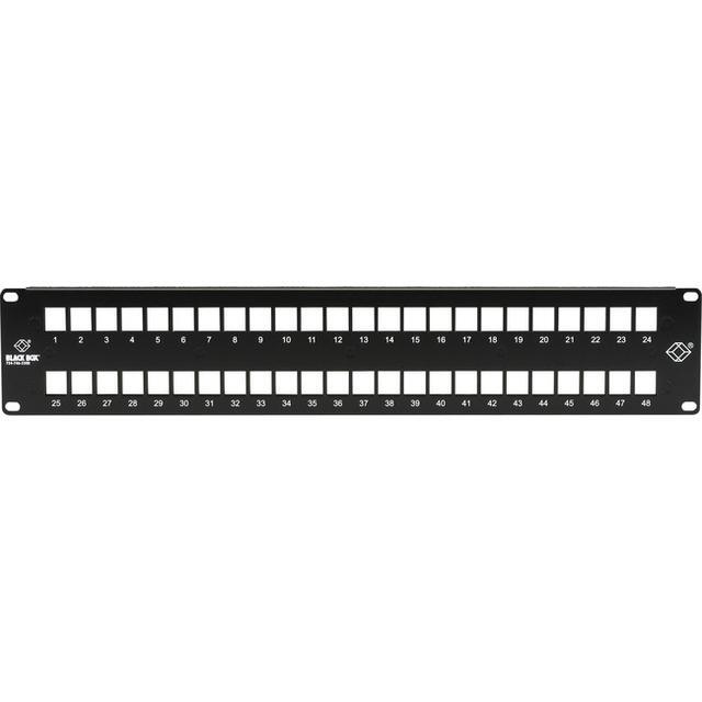 Black Box GigaStation2 High-Density Multimedia Patch Panel 48-Port 2U