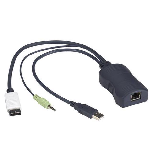 BLACK BOX KV1408A SERVER ACCESS MODULE - SINGLE-HEAD DISPLAYPORT USB HID AUDIO CATX 45 DAY ST