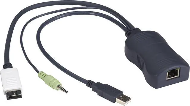 BLACK BOX KV1408A SERVER ACCESS MODULE - SINGLE-HEAD DISPLAYPORT USB HID AUDIO CATX 45 DAY ST
