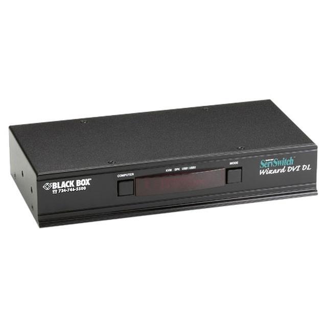 BLACK BOX KV2004A KVM SWT SH DL DVID 2USBHID 2TR USB2 4PT