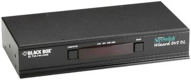 BLACK BOX KV2004A KVM SWT SH DL DVID 2USBHID 2TR USB2 4PT
