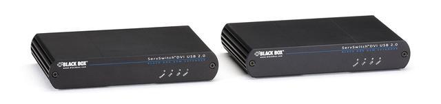 Black Box KVM Extender - DVI-D USB 2.0 Single-Access CATx