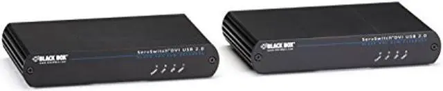Black Box KVM Extender - DVI-D USB 2.0 Single-Access CATx