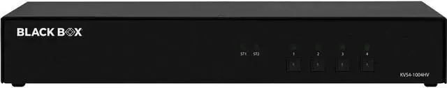 Black Box KVM Switch NIAP 4.0 4-Port Single-Monitor FlexPort KVS4-1004HV