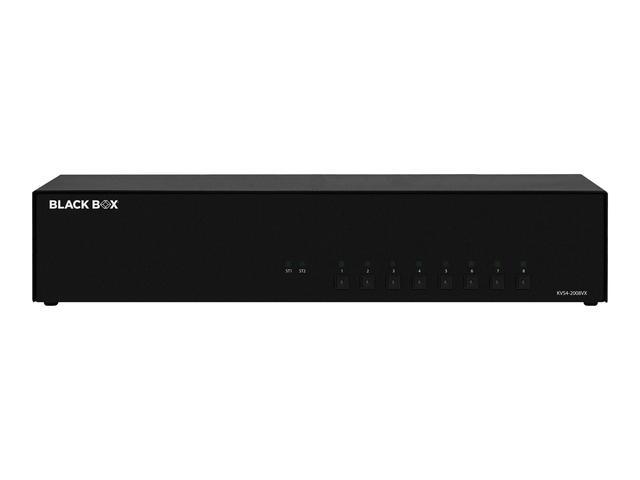 Black Box KVM Switch NIAP 4.0 Certified 8-Port Dual-Monitor DisplayPort CAC