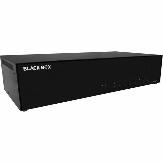 Black Box KVM Switch NIAP 4.0 Certified 8-Port Dual-Monitor DisplayPort CAC