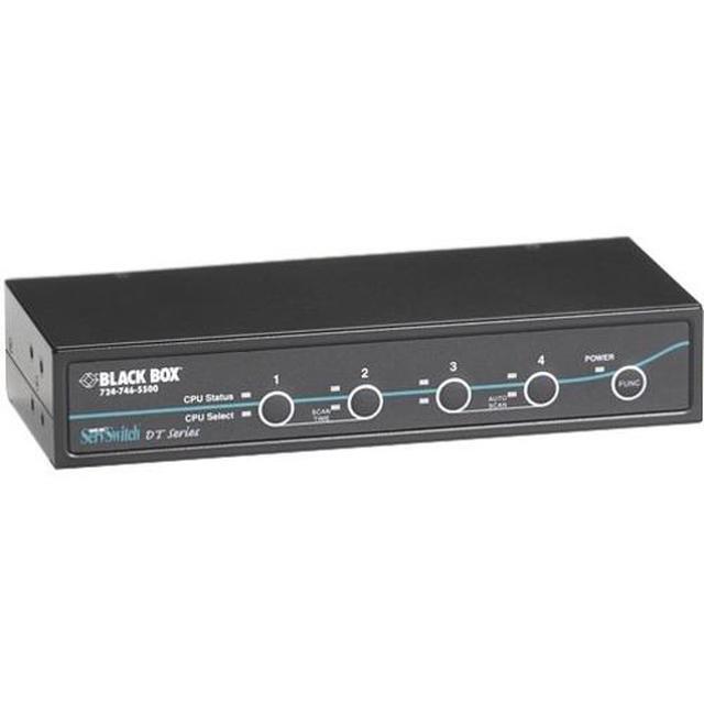 Black Box ServSwitch DT DVI 4-Port With Emulated USB Keyboard/Mouse