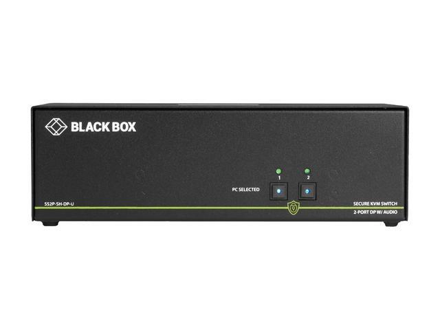 Black Box SS2P-SH-DP-U Secure NIAP 3.0 Single-Head 4K DisplayPort USB KVM Switch