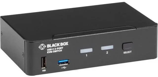 Black Box USB-C 4K KVM Switch 2-Port