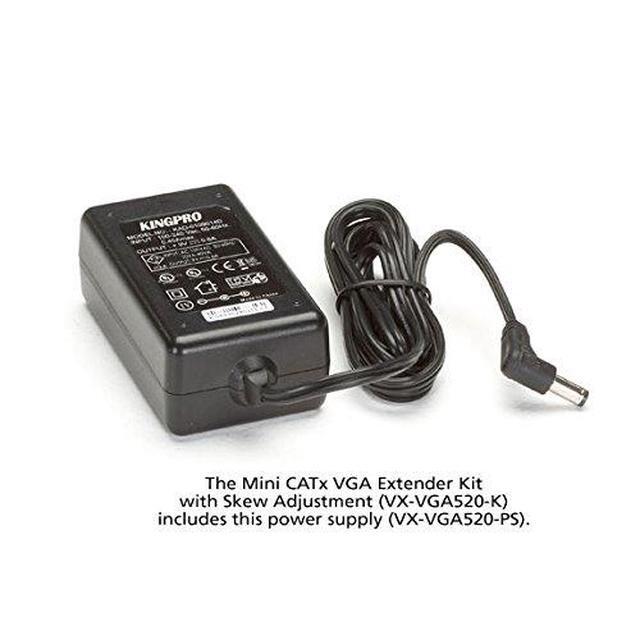 Black Box VX-VGA520-K Mini CATx VGA Extender Kit With Video Equalization Adjustment