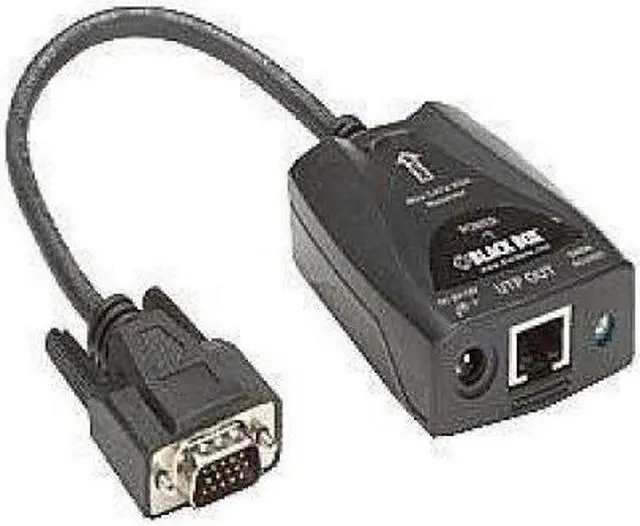 Black Box VX-VGA520-K Mini CATx VGA Extender Kit with Video Equalization Adjustment